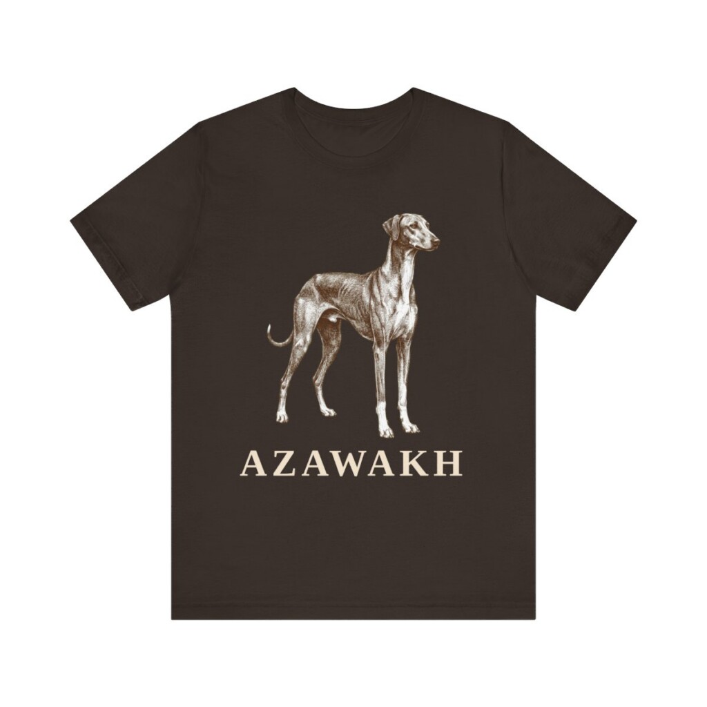 Azawakh Shirt, Vintage Dog Sketch Tee, Dog Lover Gift
