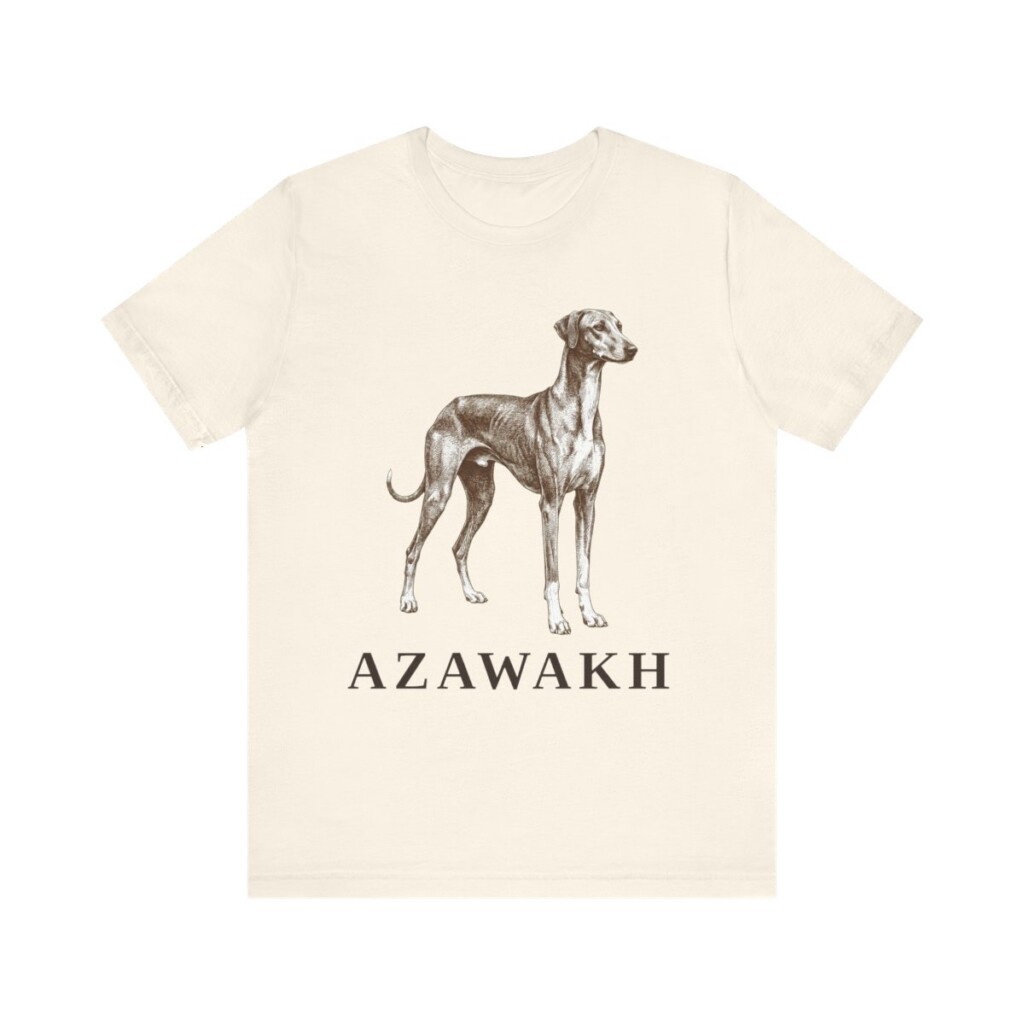 Azawakh Shirt, Vintage Dog Sketch Tee, Dog Lover Gift