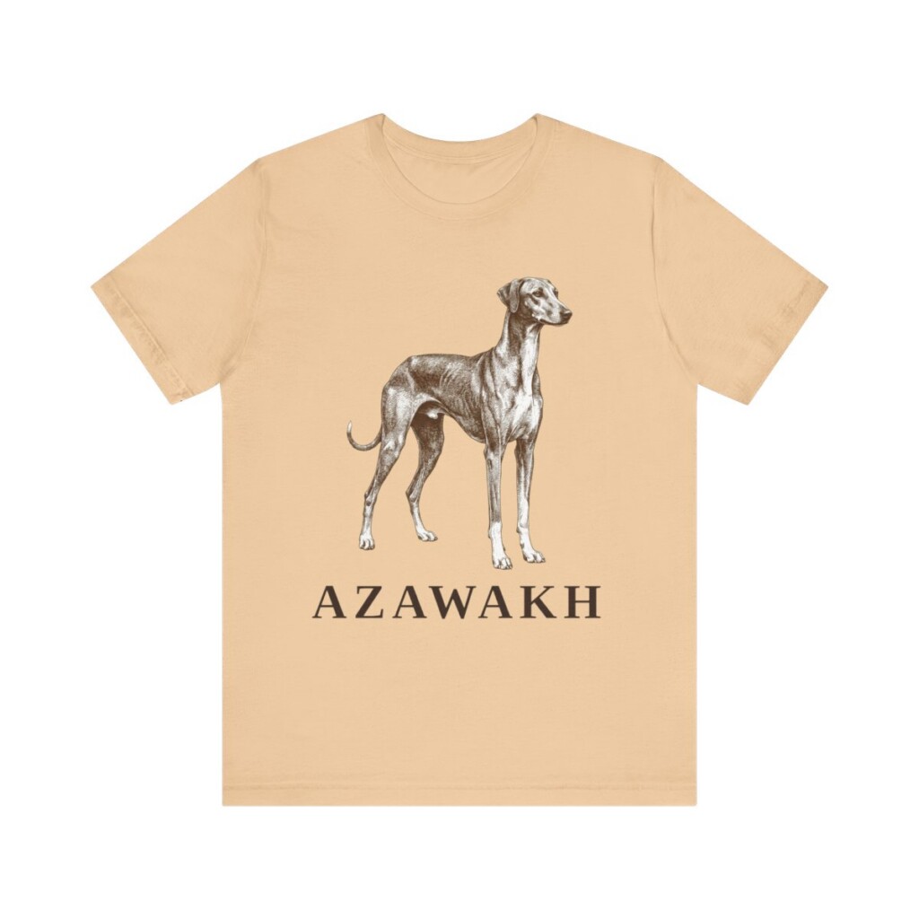 Azawakh Shirt, Vintage Dog Sketch Tee, Dog Lover Gift