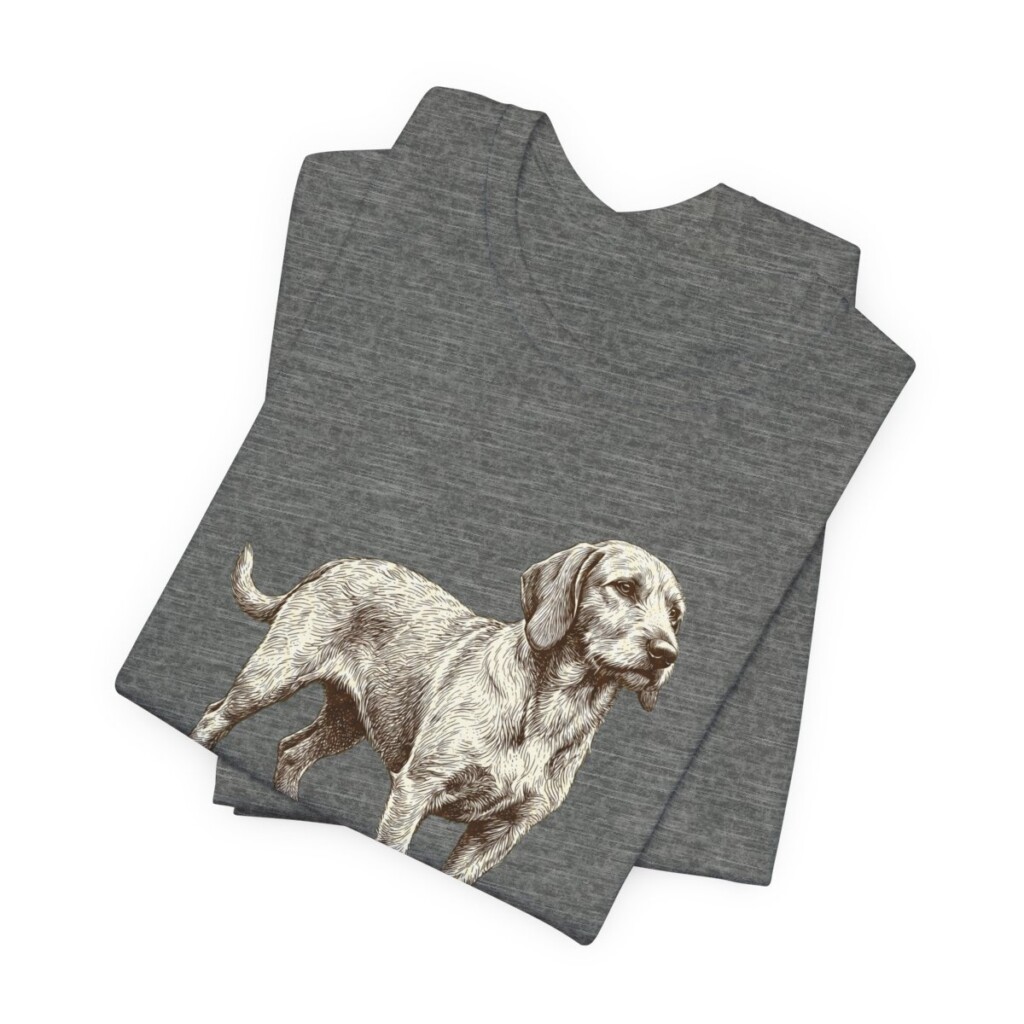 Basset Fauve de Bretagne Dad Shirt, Vintage Dog Sketch Tee, Dog Dad Gift