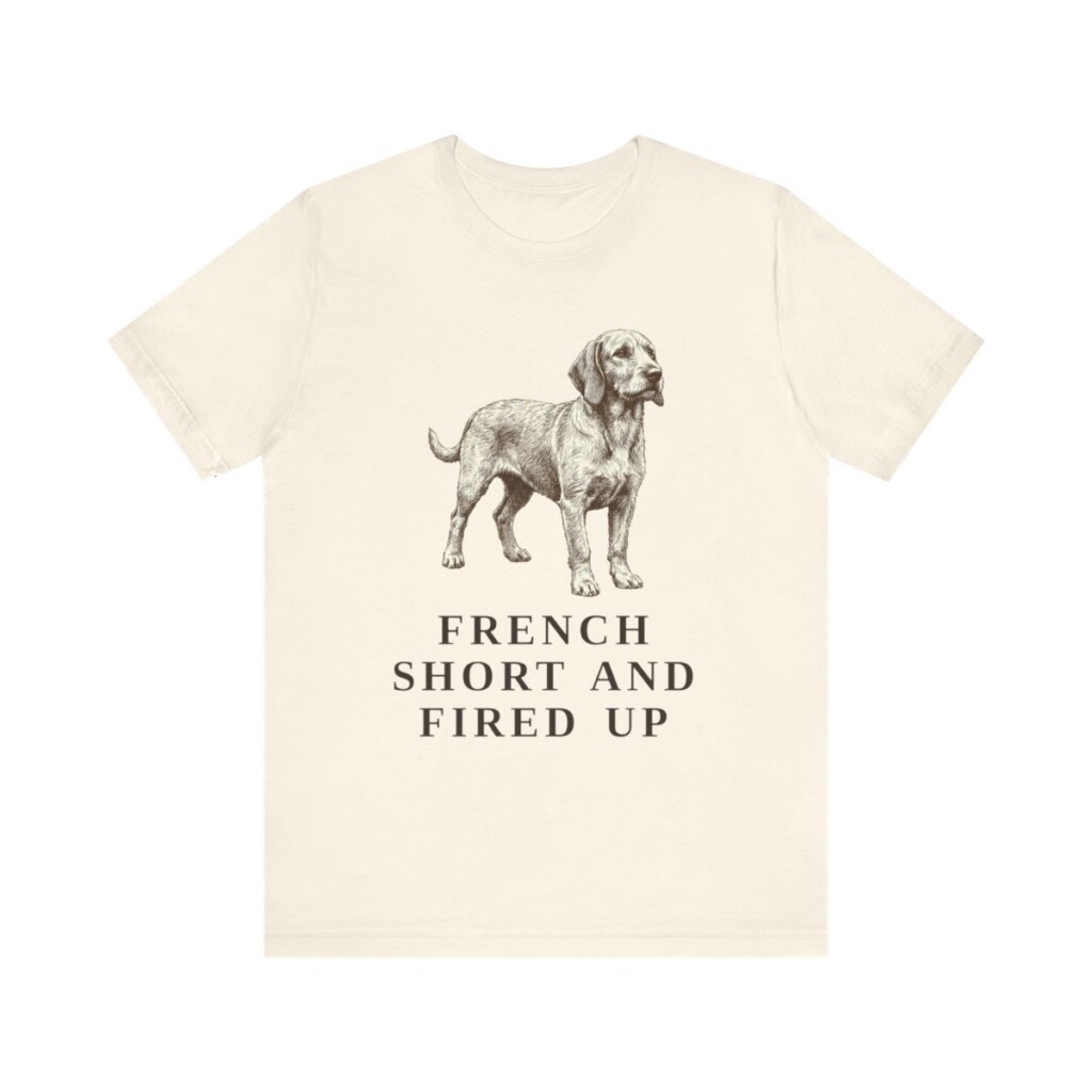 Basset Fauve de Bretagne Humor Shirt, Vintage Dog Sketch Tee, Dog Humor Gift