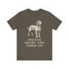 Basset Fauve de Bretagne Humor Shirt, Vintage Dog Sketch Tee, Dog Humor Gift