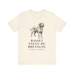 Basset Fauve de Bretagne Latin Shirt, Vintage Dog Sketch Tee, Dog Latin Gift