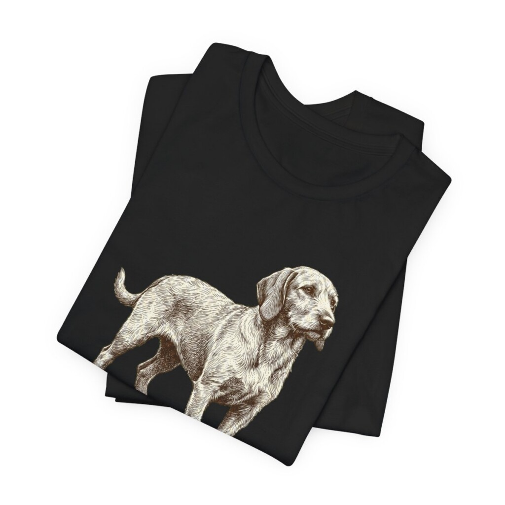 Basset Fauve de Bretagne Mom Shirt, Vintage Dog Sketch Tee, Dog Mom Gift