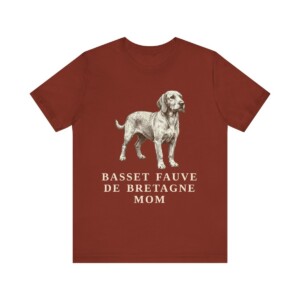 Basset Fauve de Bretagne Mom Shirt, Vintage Dog Sketch Tee, Dog Mom Gift