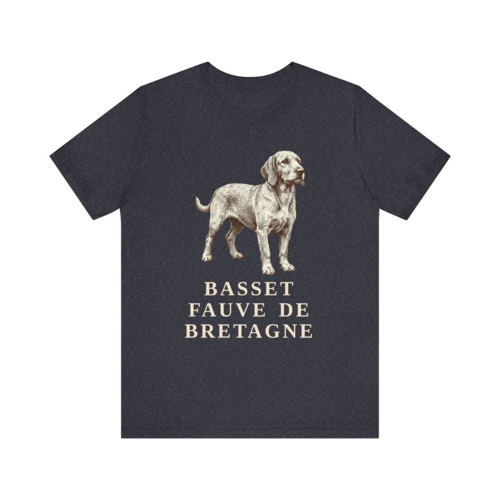 Basset Fauve de Bretagne Shirt, Vintage Dog Sketch Tee, Dog Lover Gift