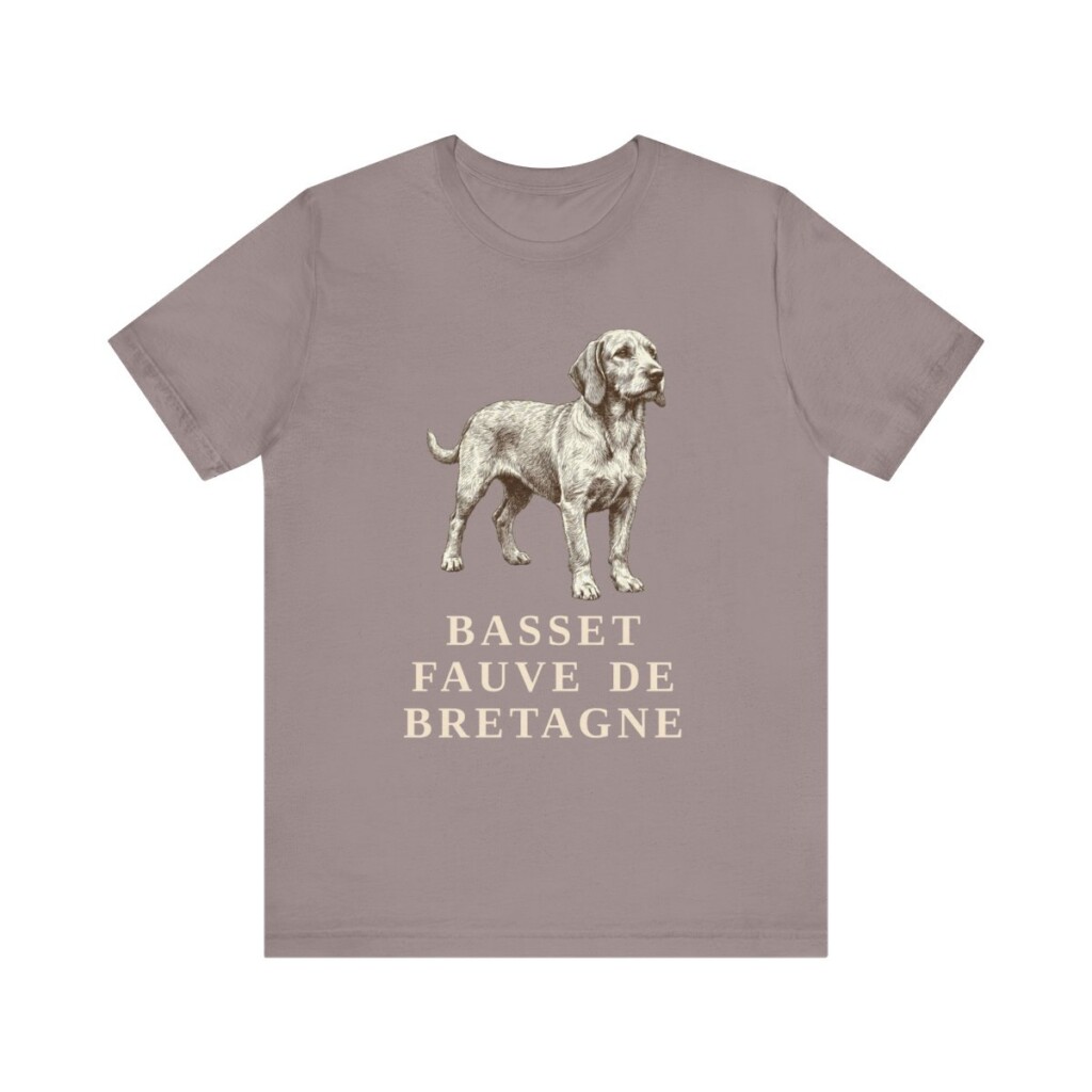 Basset Fauve de Bretagne Shirt, Vintage Dog Sketch Tee, Dog Lover Gift
