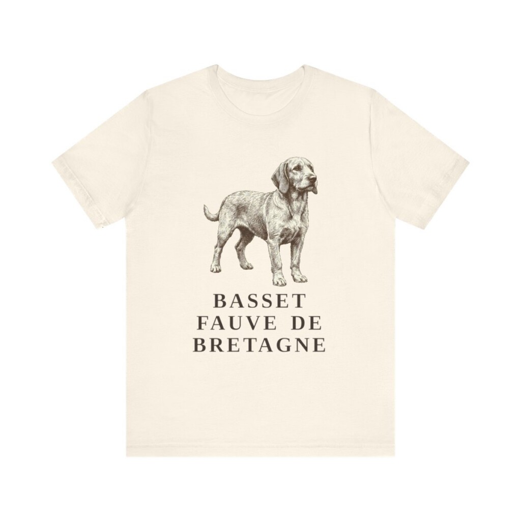 Basset Fauve de Bretagne Shirt, Vintage Dog Sketch Tee, Dog Lover Gift