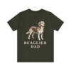 Beaglier Dad Shirt, Vintage Dog Sketch Tee, Dog Dad Gift