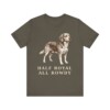 Beaglier Humor Shirt, Vintage Dog Sketch Tee, Dog Humor Gift