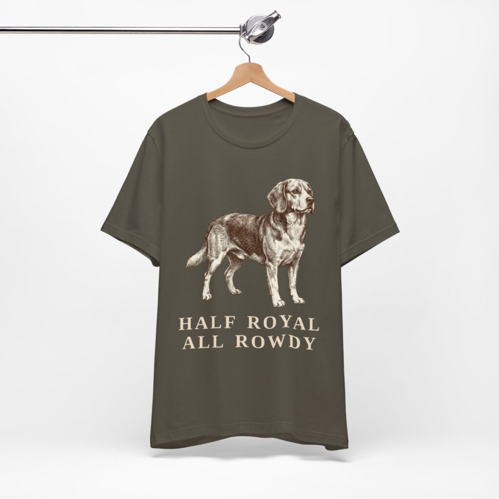 Beaglier Humor Shirt, Vintage Dog Sketch Tee, Dog Humor Gift