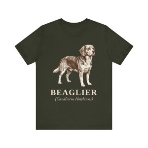 Beaglier Latin Shirt, Vintage Dog Sketch Tee, Dog Latin Gift