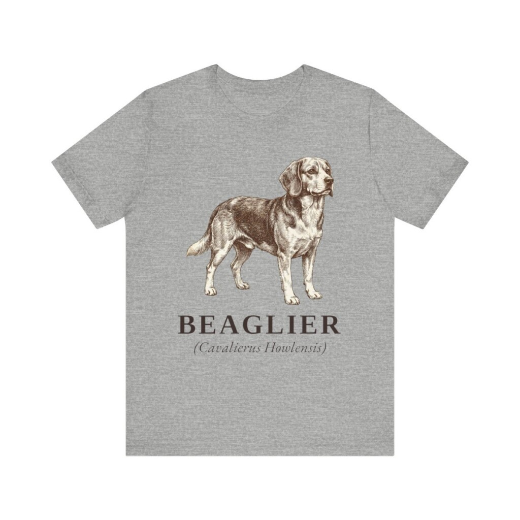 Beaglier Latin Shirt, Vintage Dog Sketch Tee, Dog Latin Gift