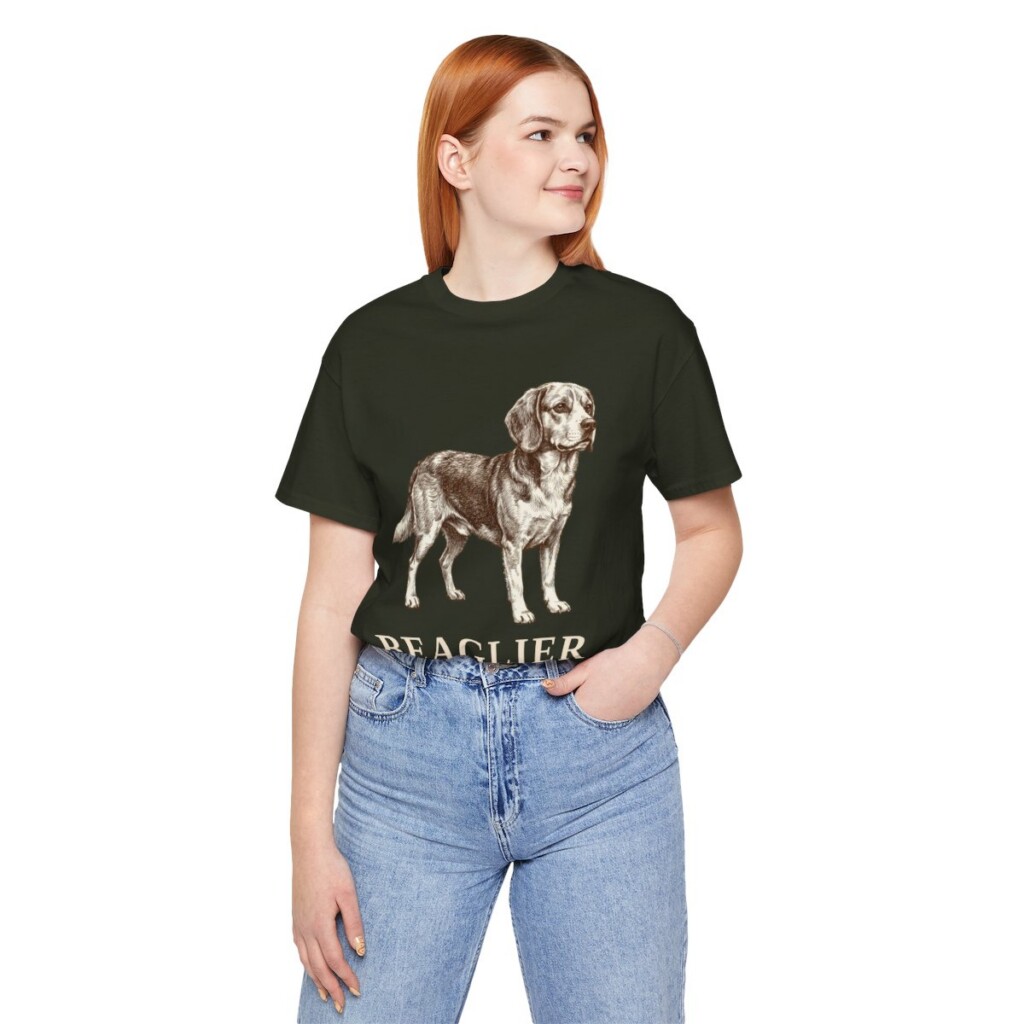 Beaglier Latin Shirt, Vintage Dog Sketch Tee, Dog Latin Gift