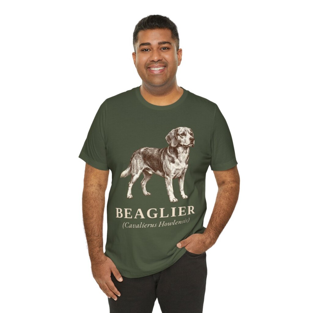 Beaglier Latin Shirt, Vintage Dog Sketch Tee, Dog Latin Gift
