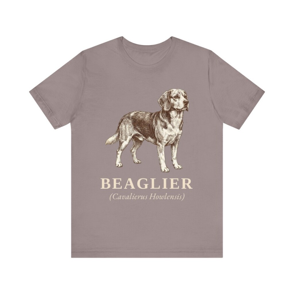 Beaglier Latin Shirt, Vintage Dog Sketch Tee, Dog Latin Gift