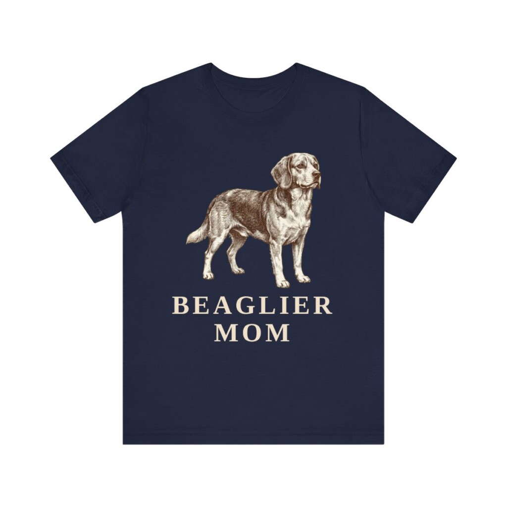 Beaglier Mom Shirt, Vintage Dog Sketch Tee, Dog Mom Gift Beaglier Mom Shirt, Vintage Dog Sketch Tee, Dog Mom Gift