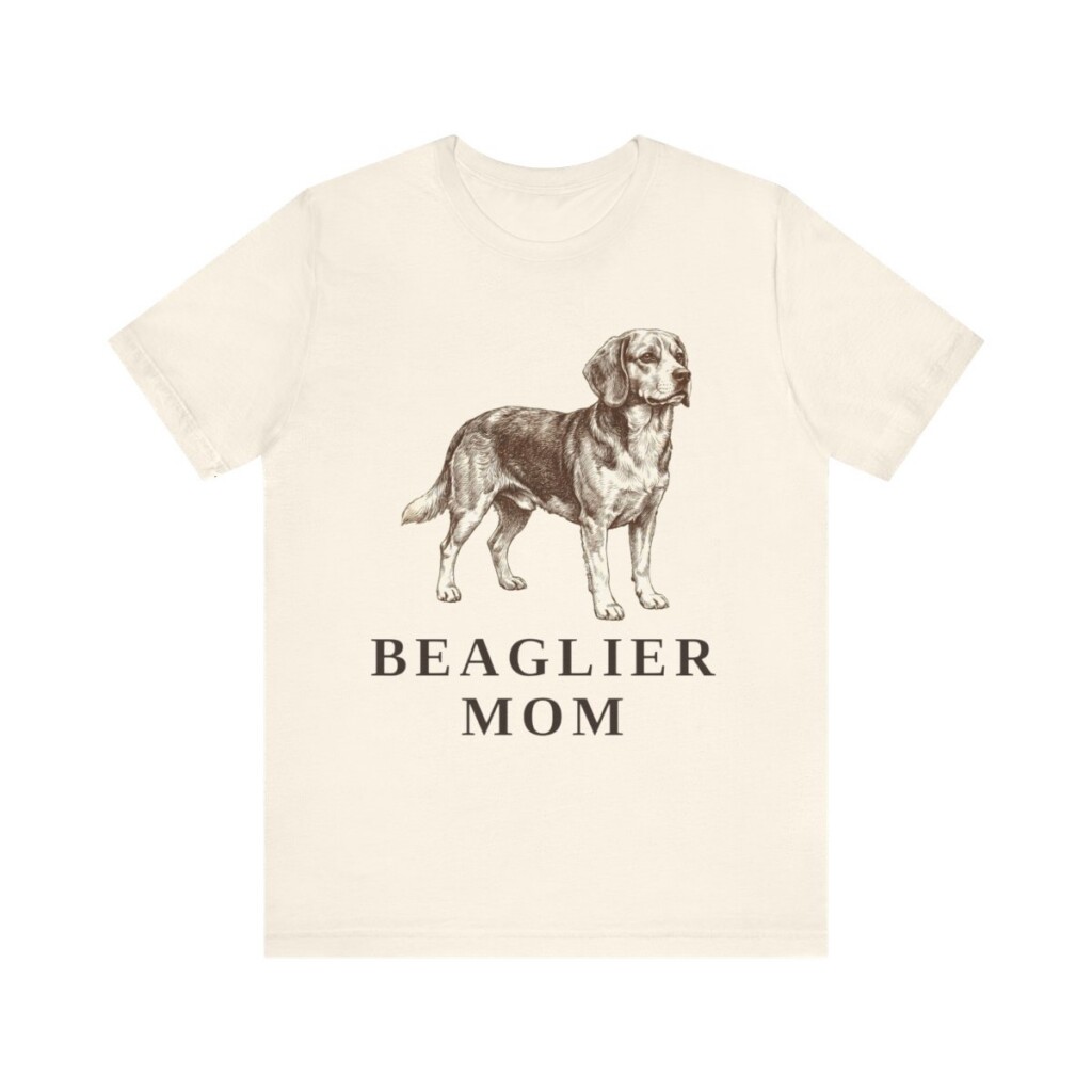 Beaglier Mom Shirt, Vintage Dog Sketch Tee, Dog Mom Gift Beaglier Mom Shirt, Vintage Dog Sketch Tee, Dog Mom Gift