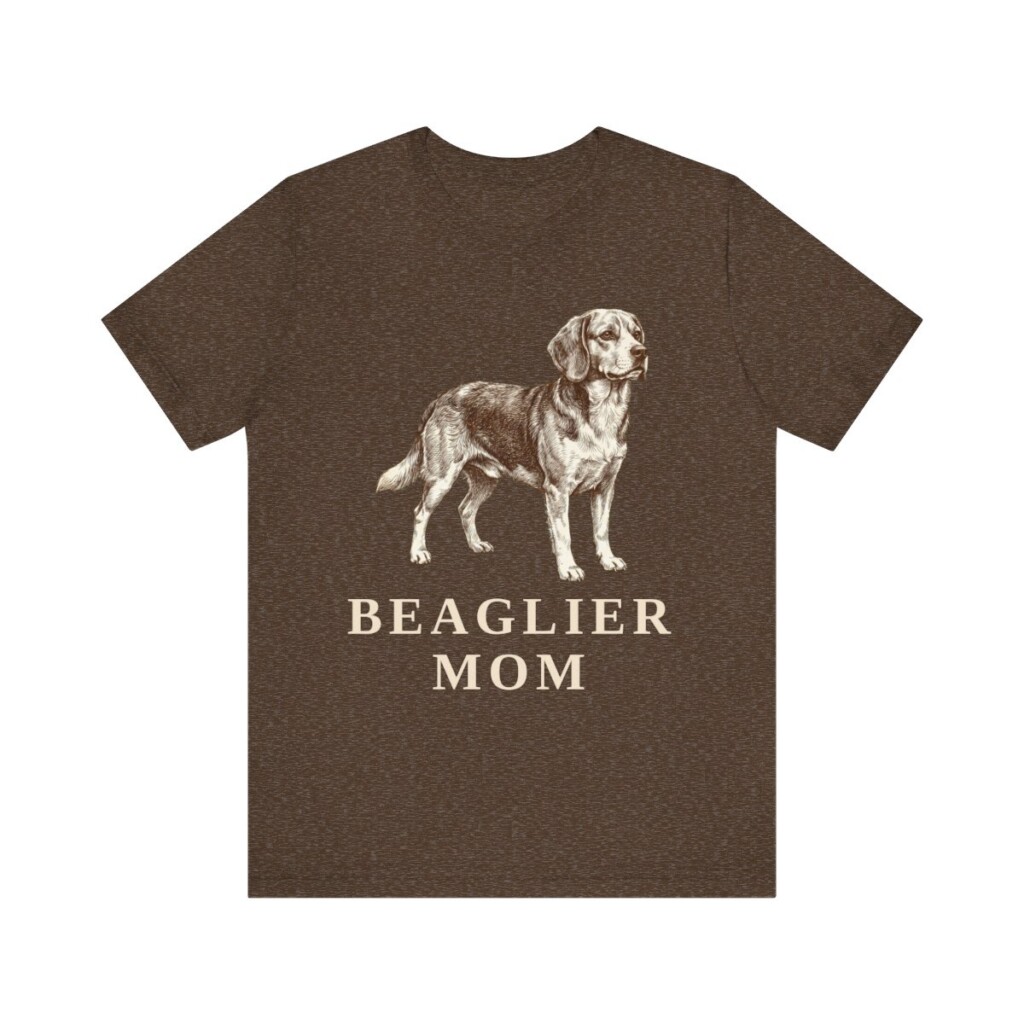 Beaglier Mom Shirt, Vintage Dog Sketch Tee, Dog Mom Gift Beaglier Mom Shirt, Vintage Dog Sketch Tee, Dog Mom Gift