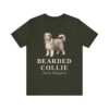 Bearded Collie Latin Shirt, Vintage Dog Sketch Tee, Dog Latin Gift