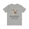 Bearded Collie Latin Shirt, Vintage Dog Sketch Tee, Dog Latin Gift