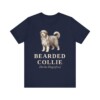 Bearded Collie Latin Shirt, Vintage Dog Sketch Tee, Dog Latin Gift
