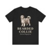 Bearded Collie Latin Shirt, Vintage Dog Sketch Tee, Dog Latin Gift