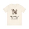 Bearded Collie Latin Shirt, Vintage Dog Sketch Tee, Dog Latin Gift
