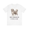 Bearded Collie Shirt, Vintage Dog Sketch Tee, Dog Lover Gift Bearded Collie Shirt, Vintage Dog Sketch Tee, Dog Lover Gift