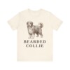 Bearded Collie Shirt, Vintage Dog Sketch Tee, Dog Lover Gift Bearded Collie Shirt, Vintage Dog Sketch Tee, Dog Lover Gift
