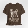 Bearded Collie Shirt, Vintage Dog Sketch Tee, Dog Lover Gift Bearded Collie Shirt, Vintage Dog Sketch Tee, Dog Lover Gift