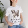 Bearded Collie Shirt, Vintage Dog Sketch Tee, Dog Lover Gift Bearded Collie Shirt, Vintage Dog Sketch Tee, Dog Lover Gift