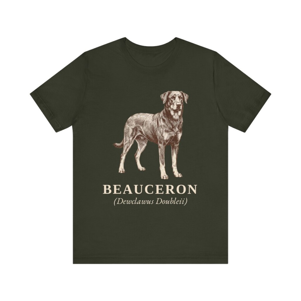 Beauceron Latin Shirt, Vintage Dog Sketch Tee, Dog Latin Gift