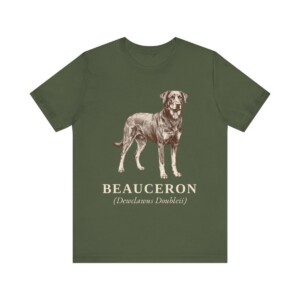 Beauceron Latin Shirt, Vintage Dog Sketch Tee, Dog Latin Gift