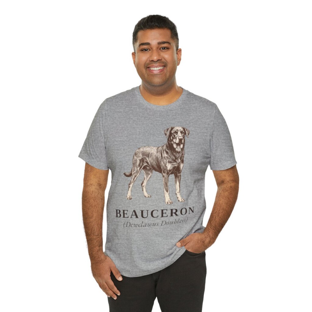Beauceron Latin Shirt, Vintage Dog Sketch Tee, Dog Latin Gift