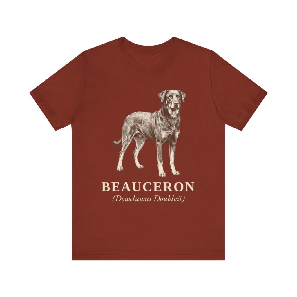 Beauceron Latin Shirt, Vintage Dog Sketch Tee, Dog Latin Gift