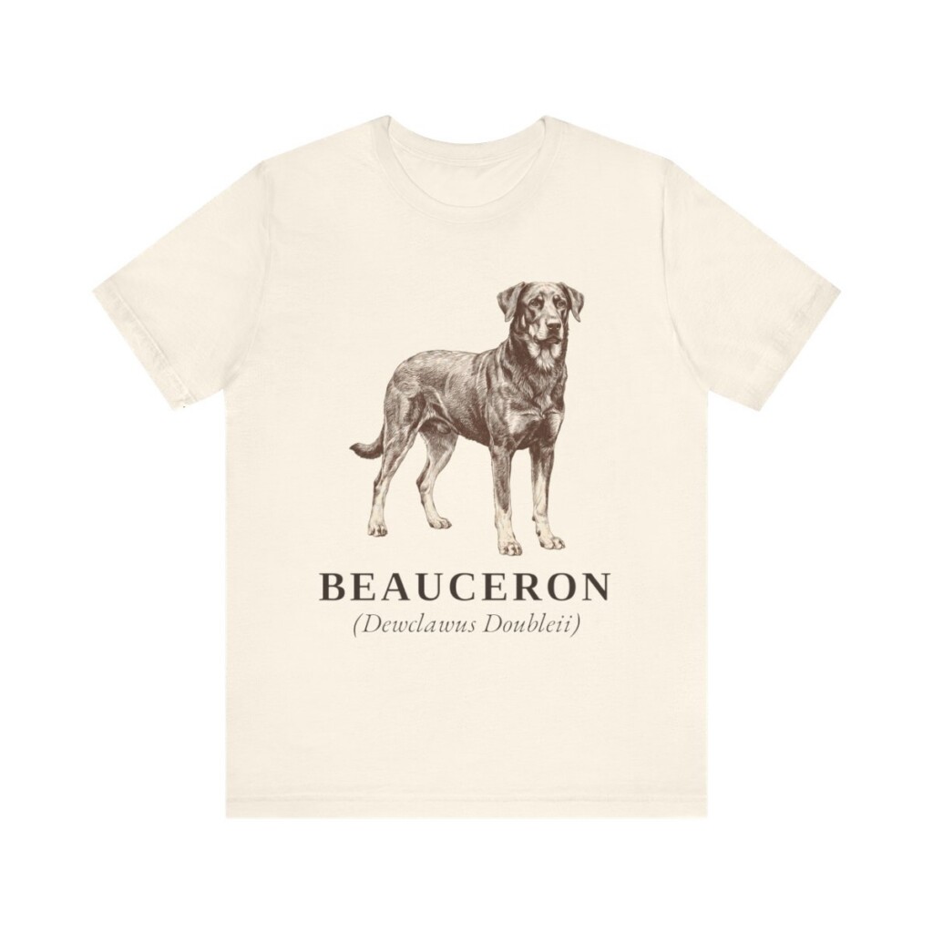 Beauceron Latin Shirt, Vintage Dog Sketch Tee, Dog Latin Gift