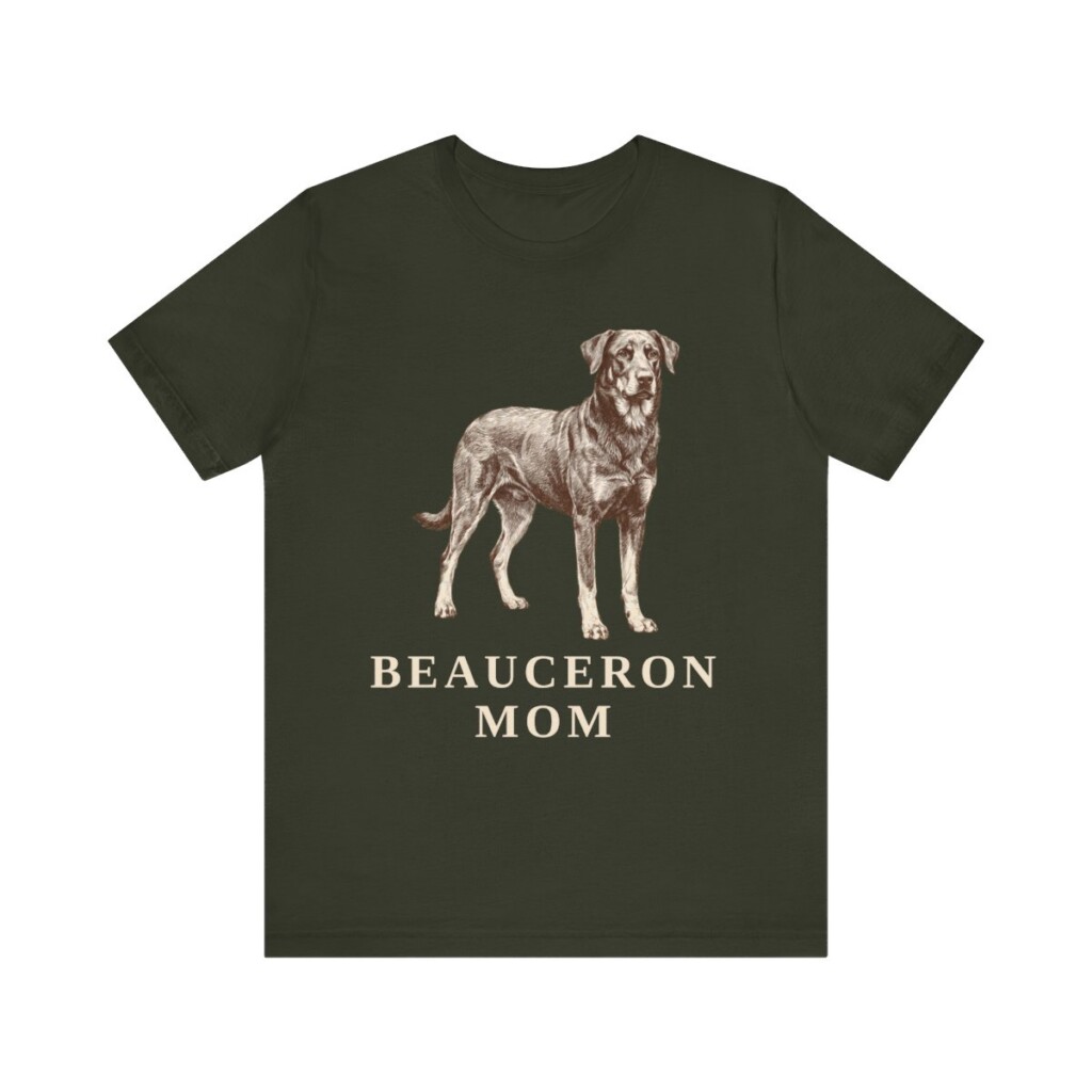 Beauceron Mom Shirt, Vintage Dog Sketch Tee, Dog Mom Gift