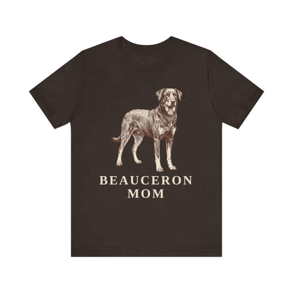 Beauceron Mom Shirt, Vintage Dog Sketch Tee, Dog Mom Gift
