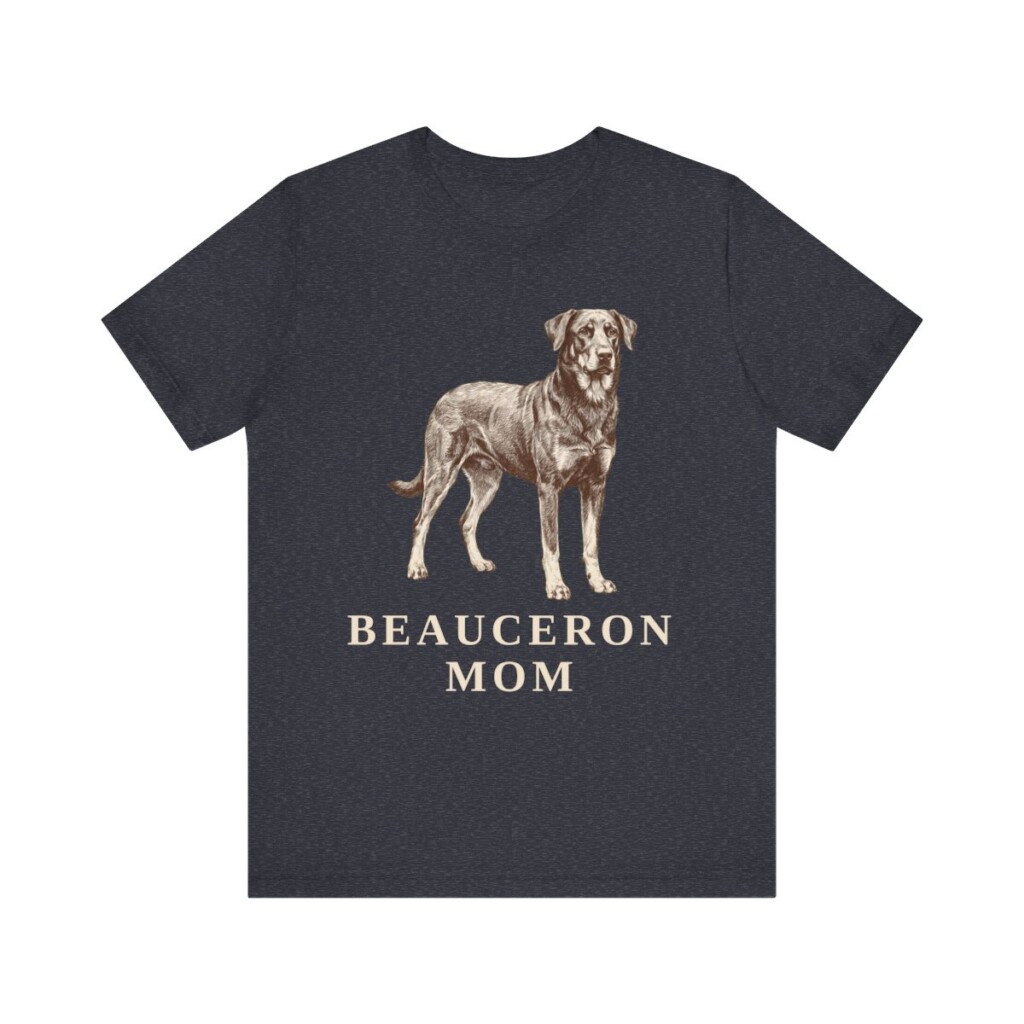 Beauceron Mom Shirt, Vintage Dog Sketch Tee, Dog Mom Gift