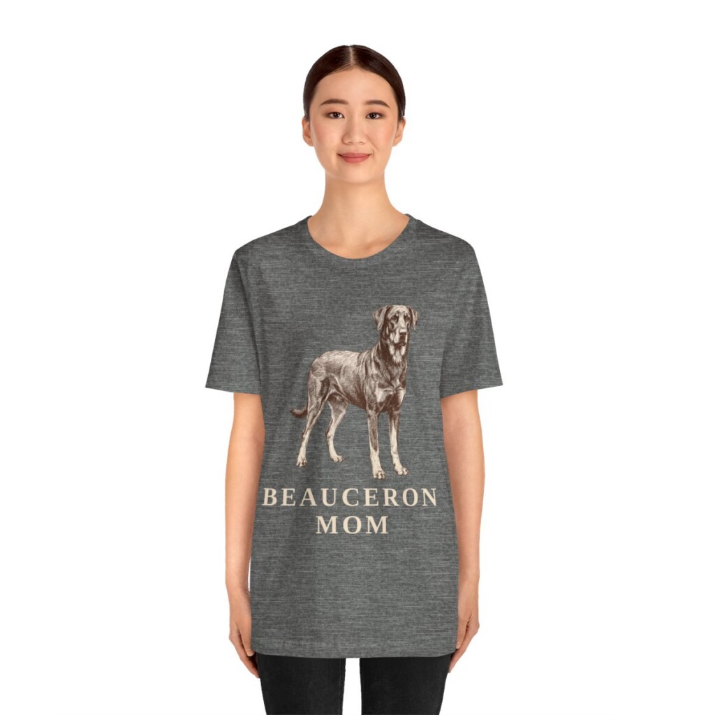 Beauceron Mom Shirt, Vintage Dog Sketch Tee, Dog Mom Gift