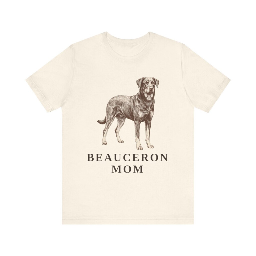 Beauceron Mom Shirt, Vintage Dog Sketch Tee, Dog Mom Gift