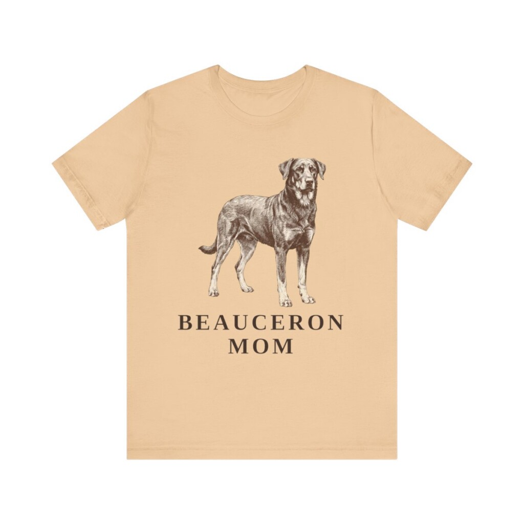 Beauceron Mom Shirt, Vintage Dog Sketch Tee, Dog Mom Gift
