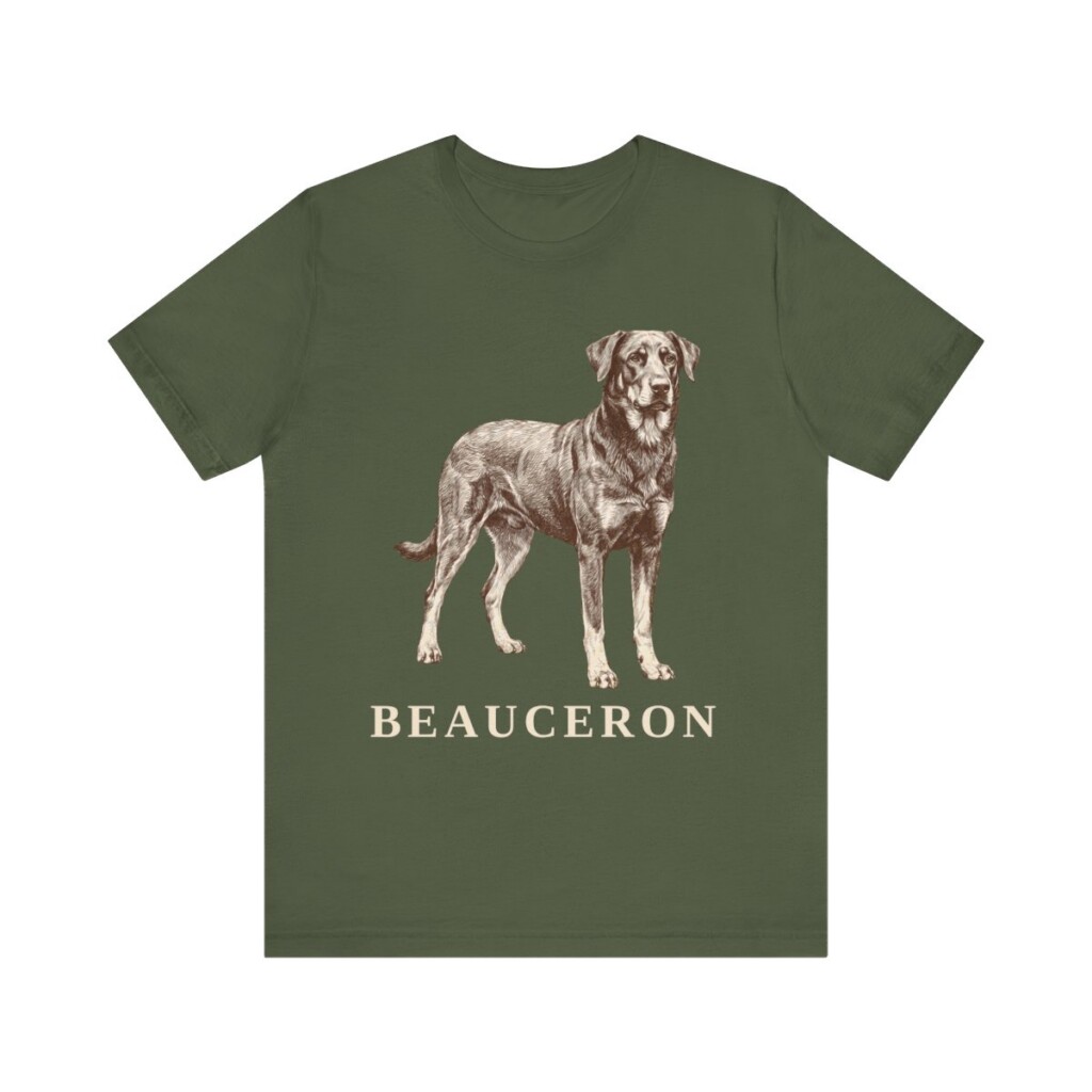 Beauceron Shirt, Vintage Dog Sketch Tee, Dog Lover Gift