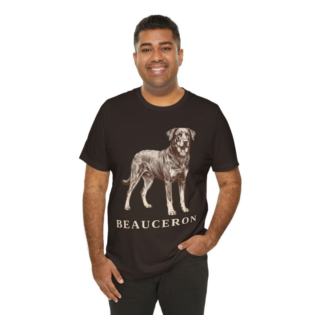 Beauceron Shirt, Vintage Dog Sketch Tee, Dog Lover Gift