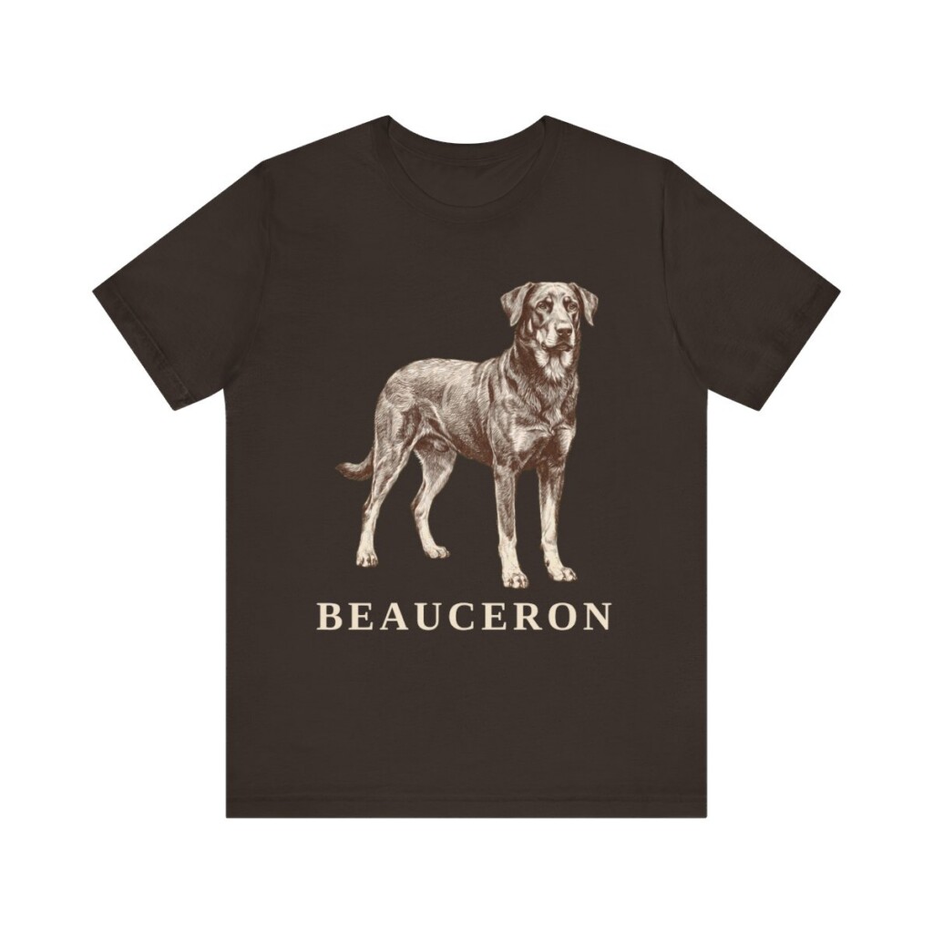 Beauceron Shirt, Vintage Dog Sketch Tee, Dog Lover Gift