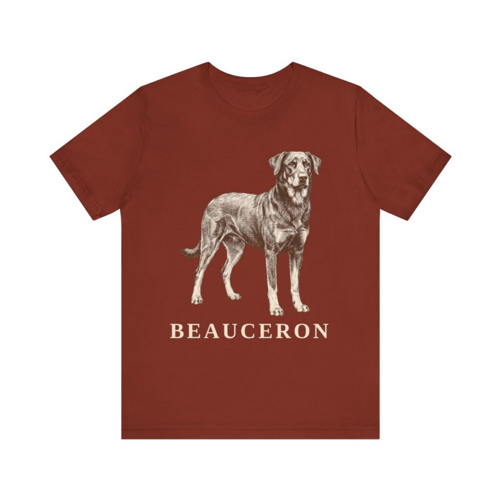 Beauceron Shirt, Vintage Dog Sketch Tee, Dog Lover Gift