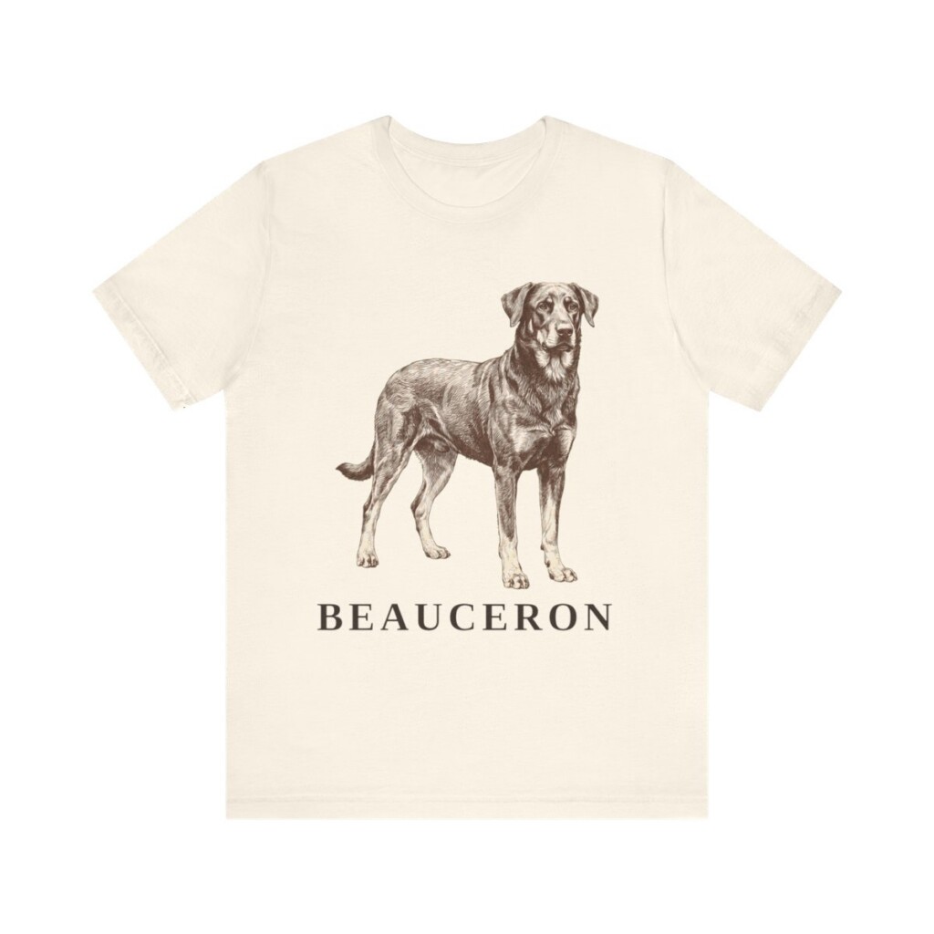 Beauceron Shirt, Vintage Dog Sketch Tee, Dog Lover Gift