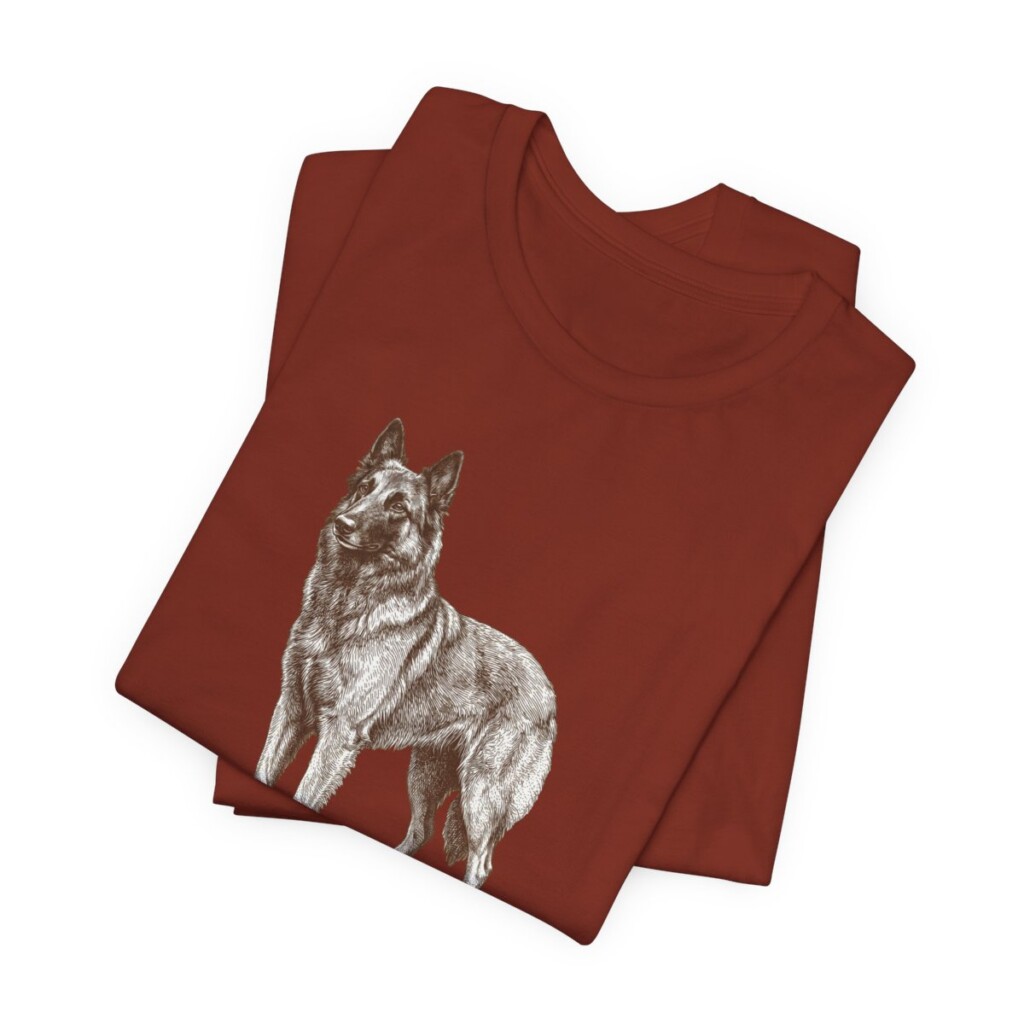 Belgian Sheepdog Dad Shirt, Vintage Dog Sketch Tee, Dog Dad Gift