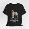 Belgian Sheepdog Dad Shirt, Vintage Dog Sketch Tee, Dog Dad Gift